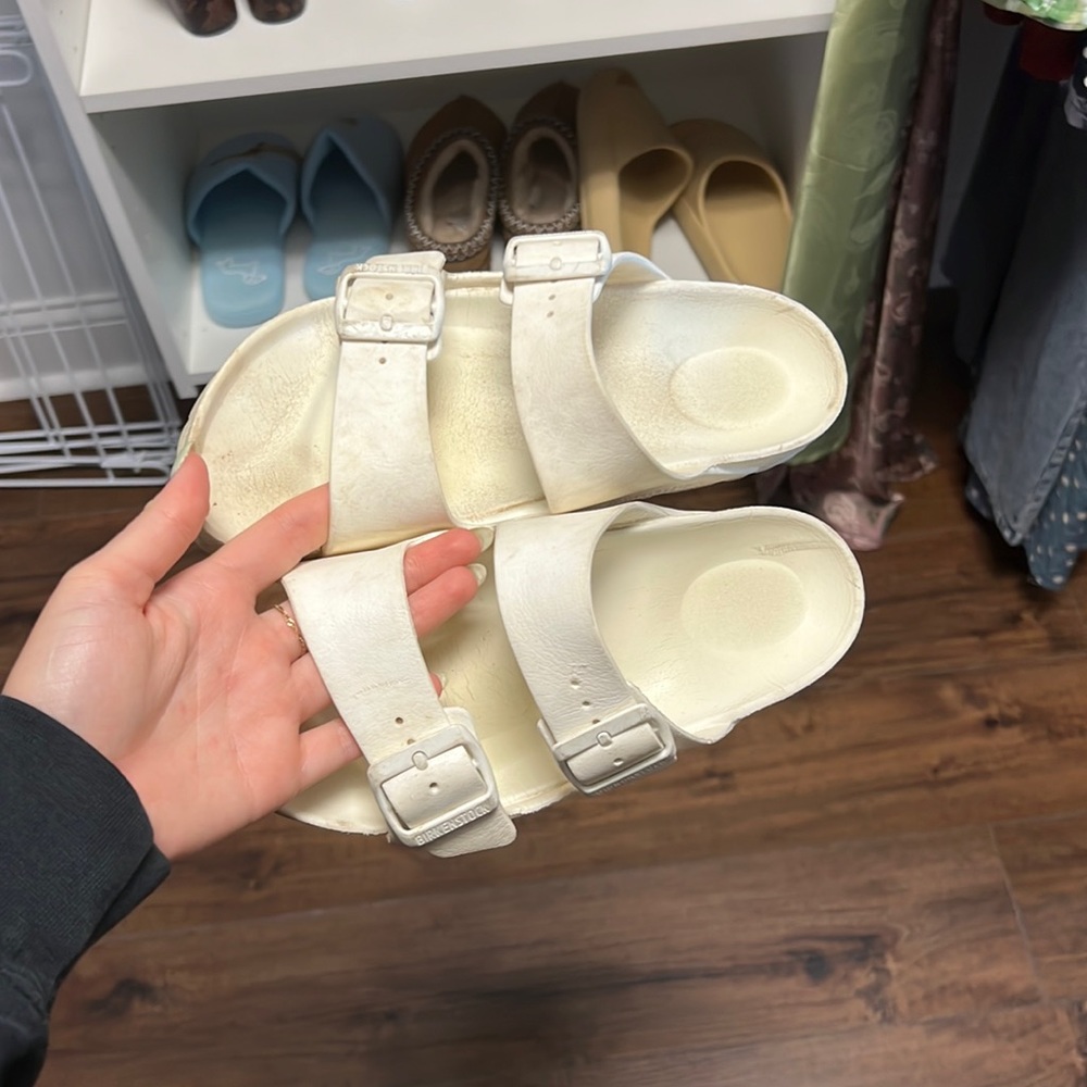 White Birkenstocks